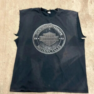 Harley Davidson  distressef shirt